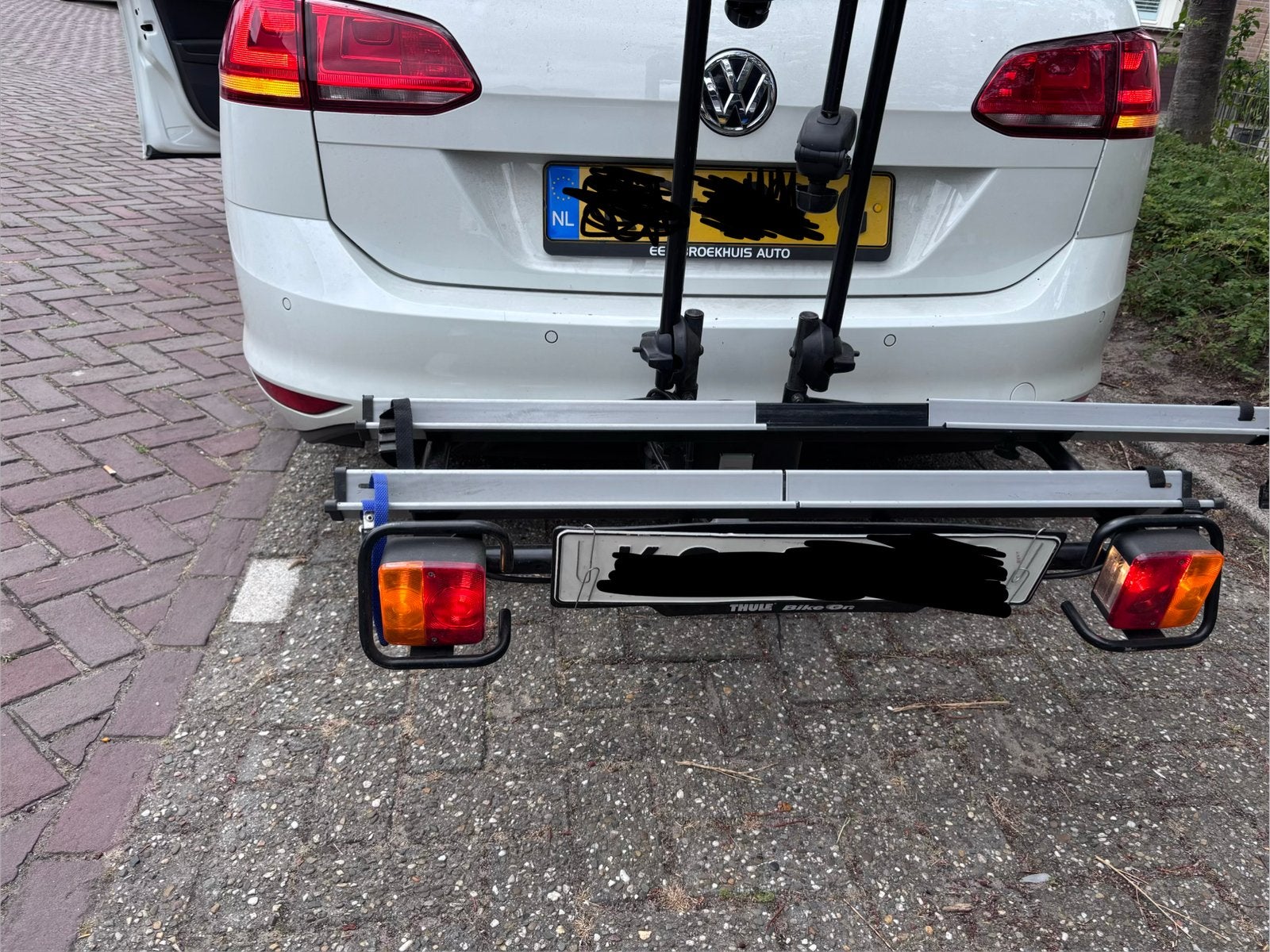 Thule Bike On voor twee fietsen, Ophalen, Gebruikt, 2 fietsen, Trekhaakdrager