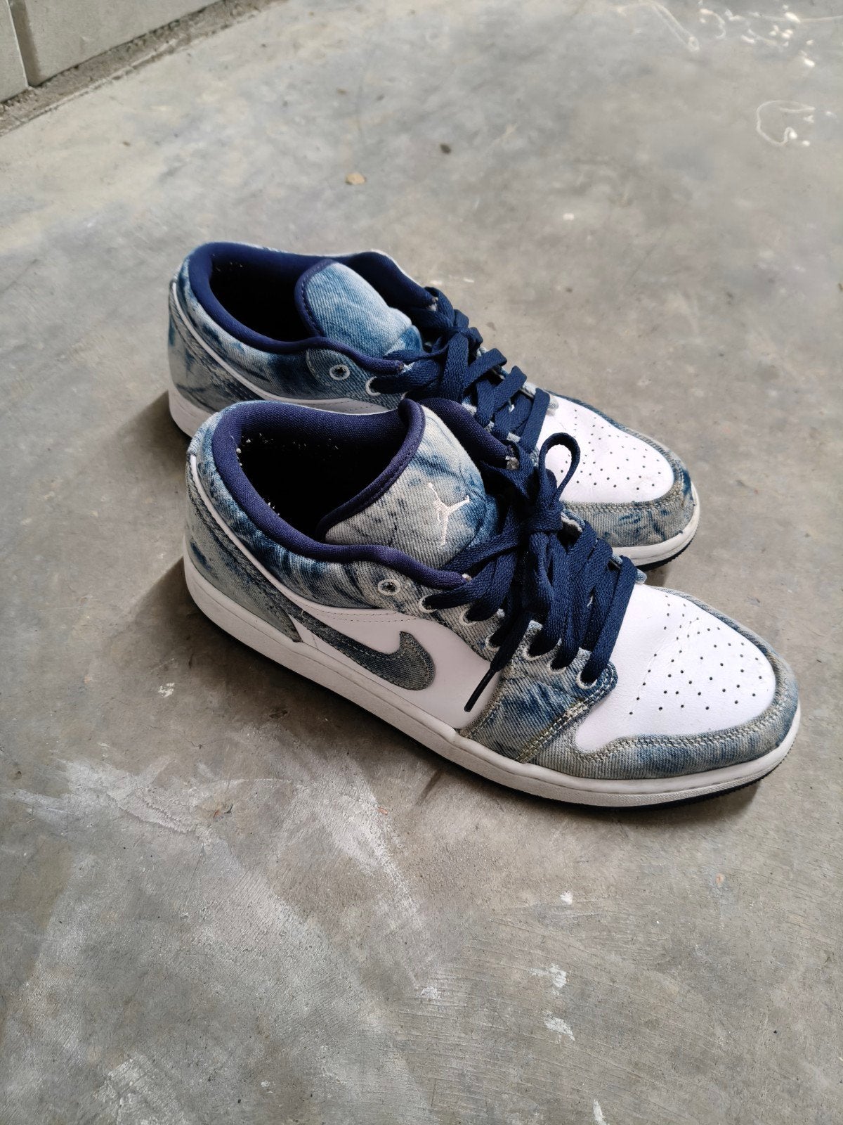 Nike Air Jordan 1 Low Denim, Nike Air Jordan, Blauw, Ophalen of Verzenden, Sneakers of Gympen