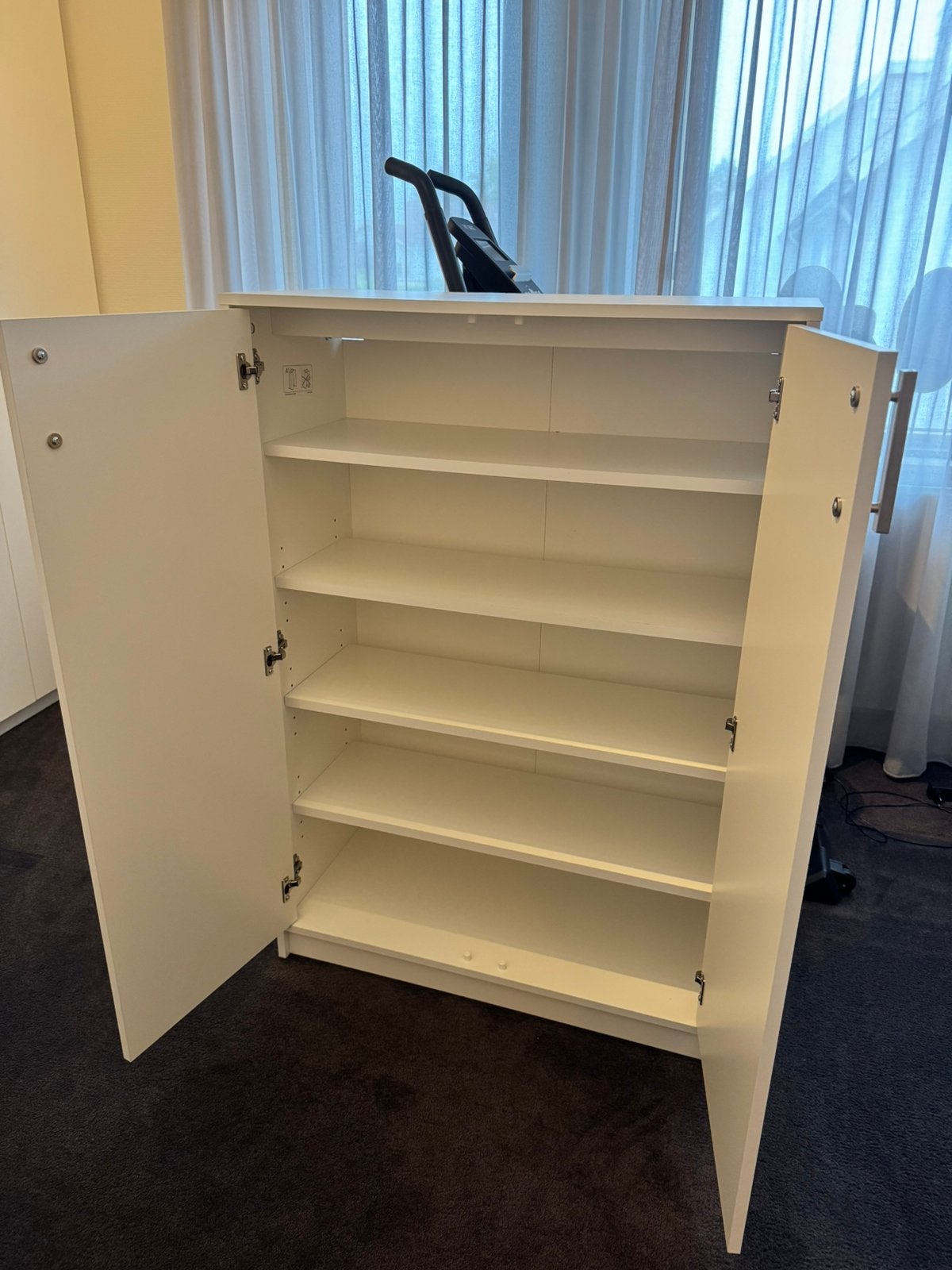 Ikea schoenenkadt Kleppstad wit, Ophalen, Nieuw