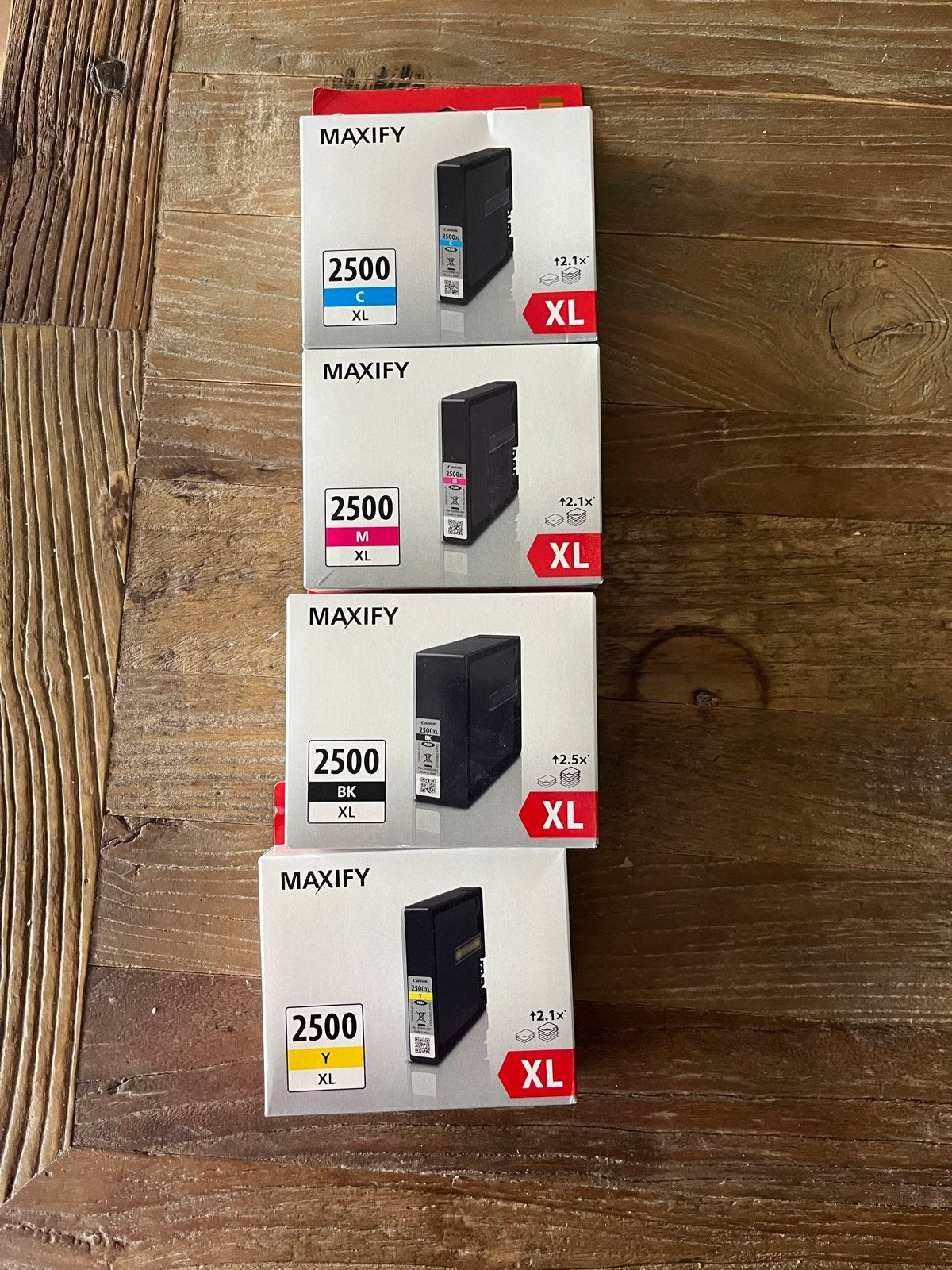 Complete set Canon Maxify MB5150 XL inktcartridges, Computers en Software, Printers, Ophalen
