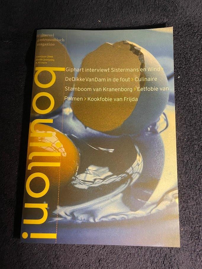 Tijdschrift: bouillon! Cultureel gastronomisch magazine., Ophalen of Verzenden, Zo goed als nieuw, Overige typen
