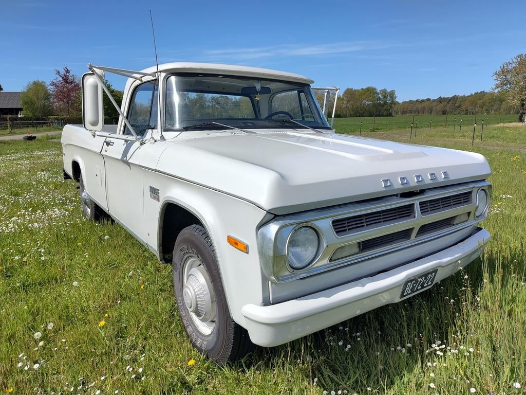Dodge D200 Sweptline 1970, Auto's, Oldtimers, Achterwielaandrijving, Handgeschakeld, Particulier, 209 pk