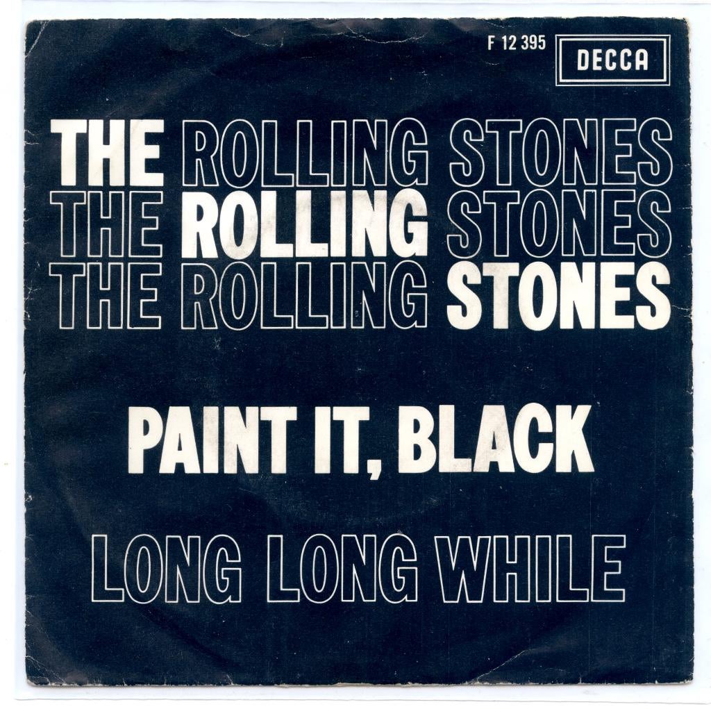 Rolling Stones - Paint It Black (NL), Cd's en Dvd's, Vinyl Singles, Gebruikt, Single, 1960 - 1969, Rock en Metal, 7 inch, Ophalen of Verzenden