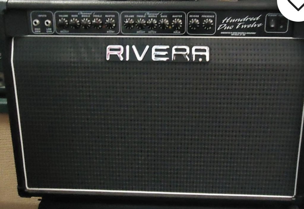 Rivera Honderd Duo Twelve Top Usa made Buizen amp ‘, Ophalen, Zo goed als nieuw, 100 watt of meer