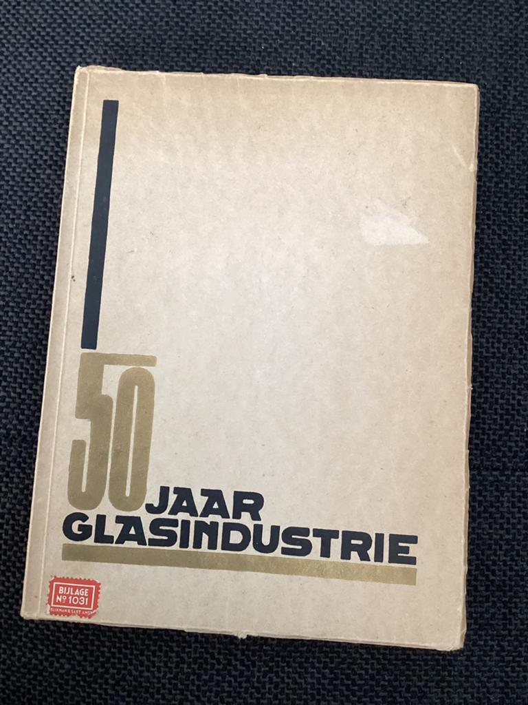 50 jaar glasindustrie Leerdam - 1928, Antiek en Kunst, Ophalen of Verzenden