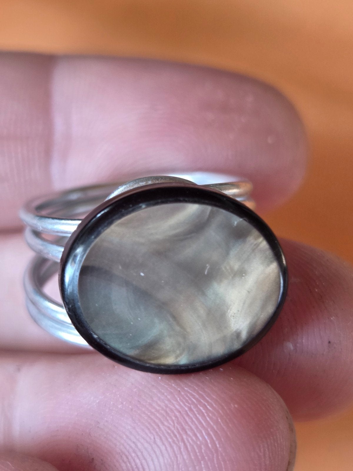 Nieuwe handgemaakte ring, maat 16, Overige materialen, Nieuw, Ophalen of Verzenden, Kleiner dan 17
