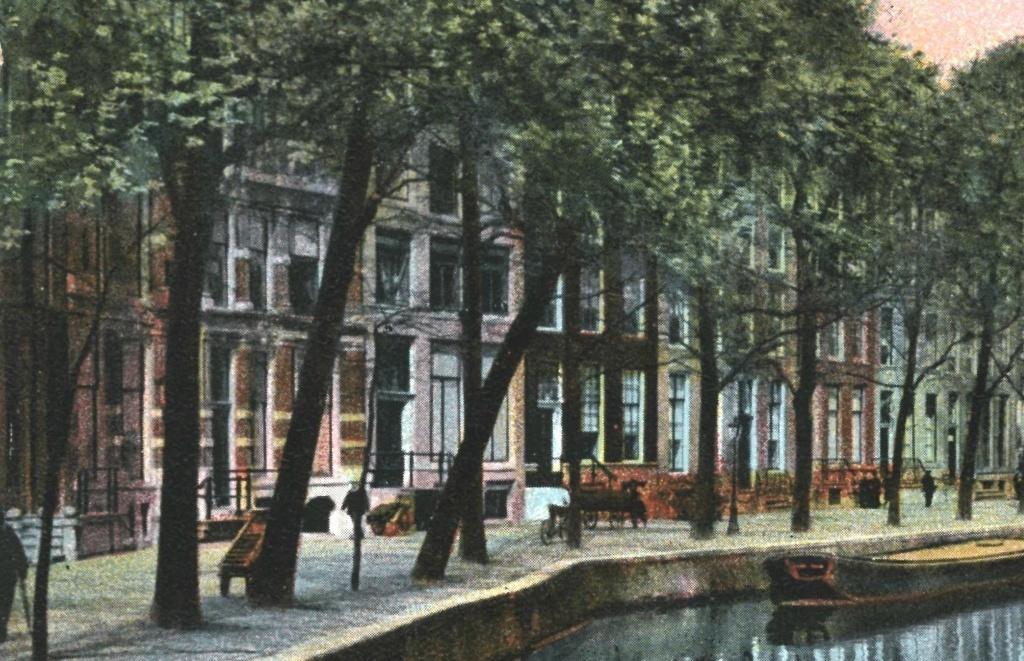700053 Amsterdam Heerengracht 1904 Gelopen met postzegel, Ophalen of Verzenden, Voor 1920, Gelopen, Noord-Holland