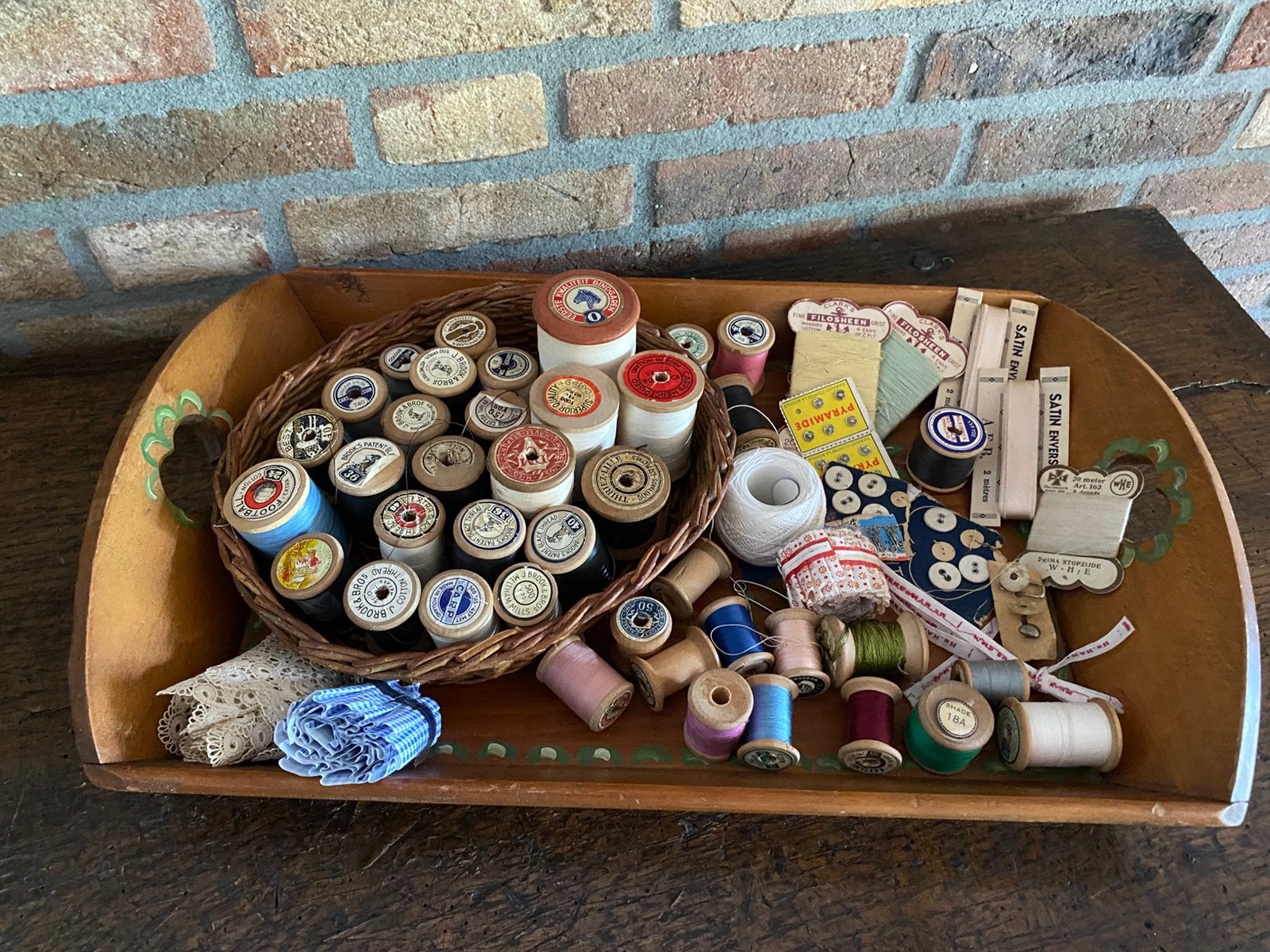 Brocante verzameling vintage naargerei, Ophalen of Verzenden