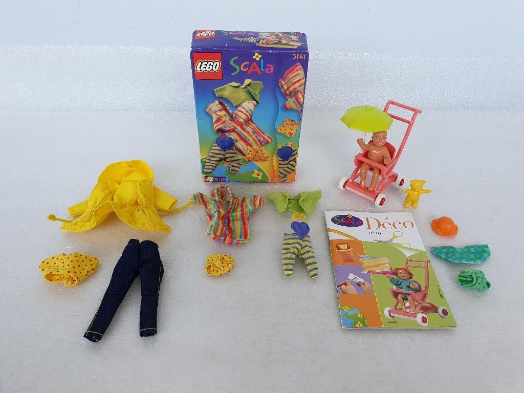 Lego Scala 3141 - 3139 - 3130: Kledij en accessoires sets, Kinderen en Baby's, Speelgoed | Duplo en Lego, Gebruikt, Lego, Complete set