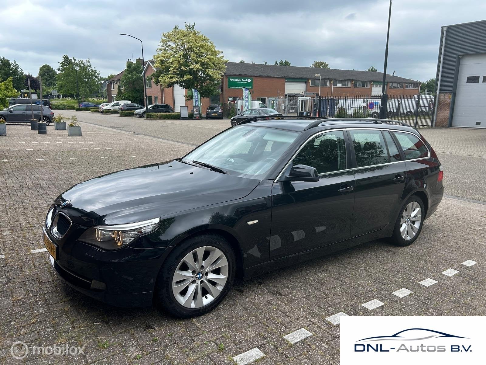 BMW 5-serie Touring 520d Nieuwe APK Pano HUB, Euro 5, Achterwielaandrijving, 4 cilinders, Zwart