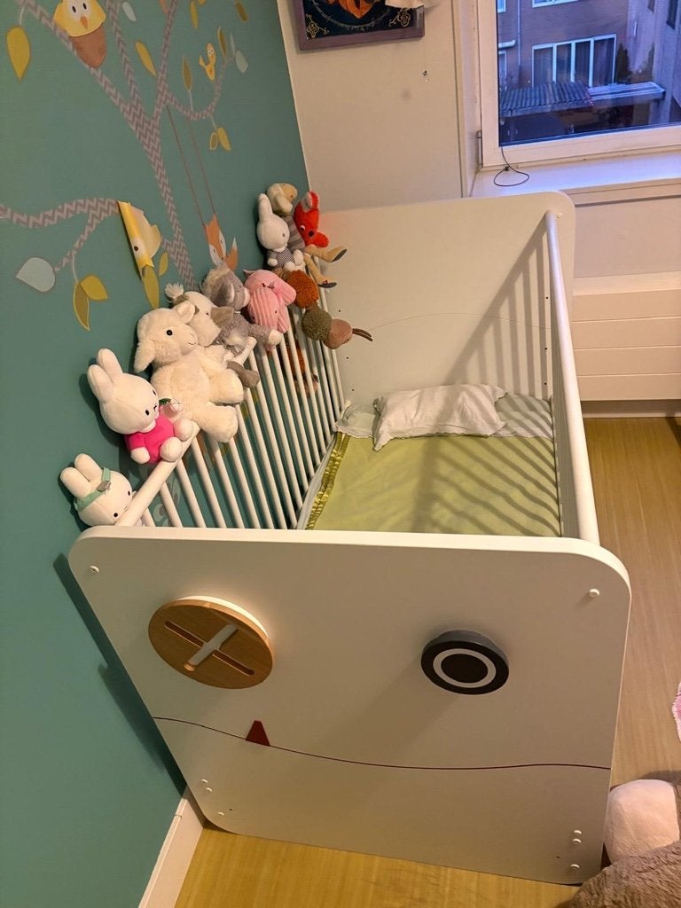 kinderbed, Ophalen, Gebruikt, 70 tot 85 cm, Minder dan 140 cm