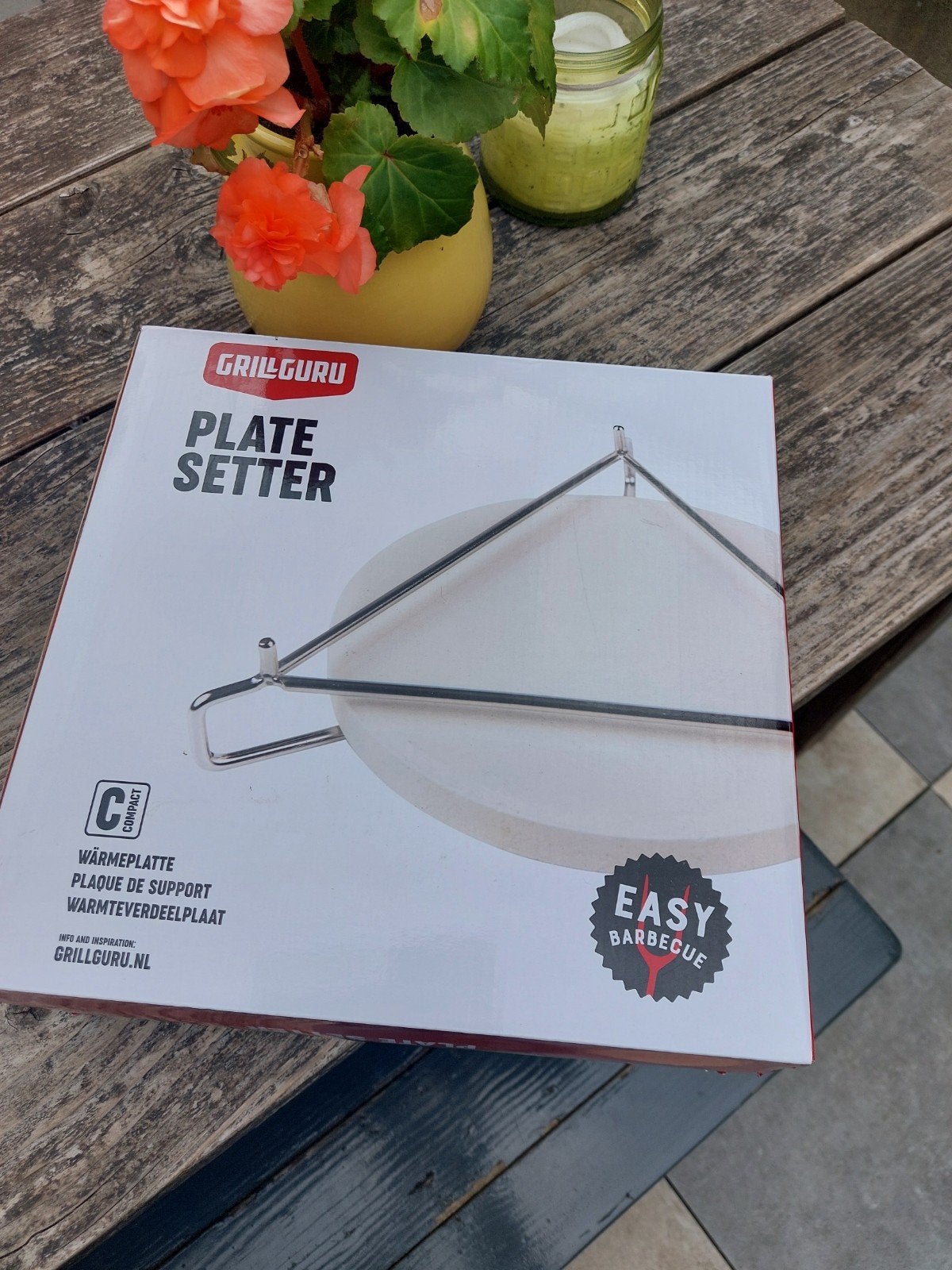 Grill Guru Compact Plate Setter Warmteverdeelplaat BBQ, Verzenden, Nieuw, Grill Guru