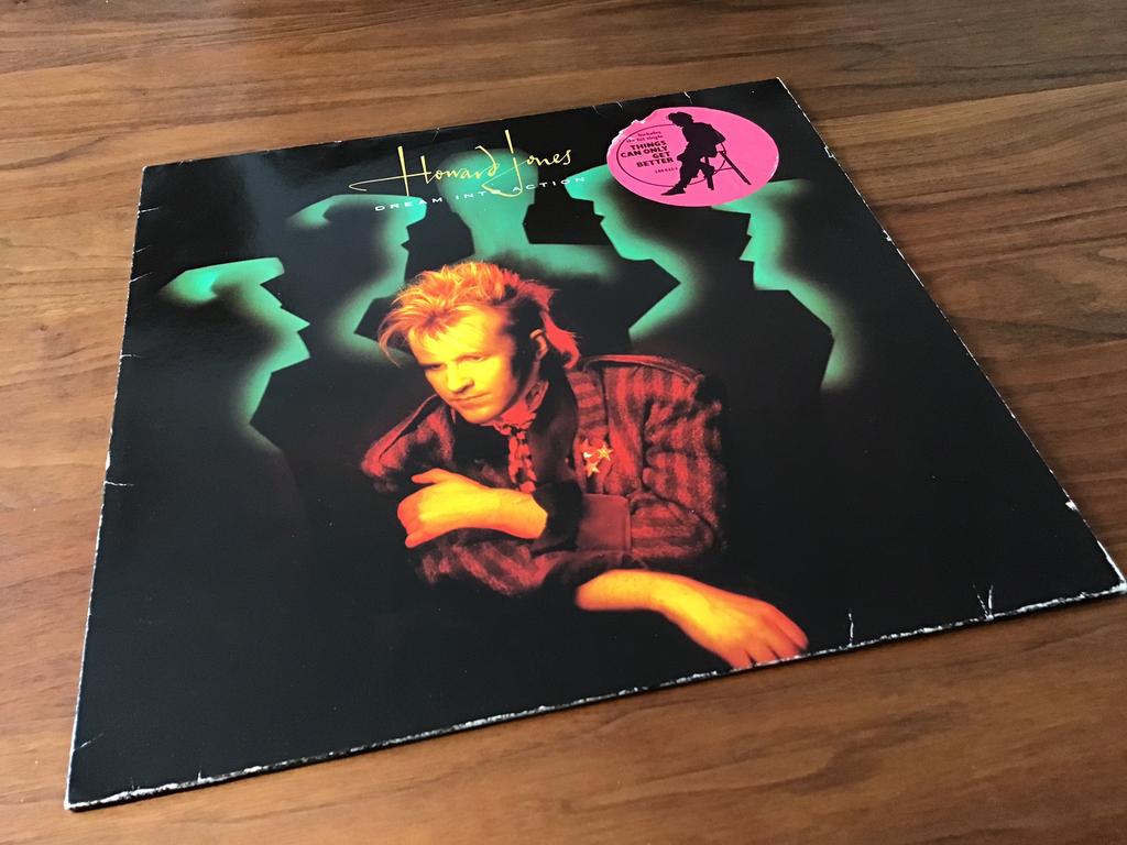 LP, HOWARD JONES, DREAM INTO ACTION, 1985,4-10., Ophalen of Verzenden, Zo goed als nieuw, 12 inch