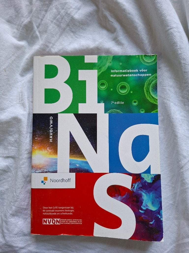 Binas 7de editie, Scheikunde, Nieuw, Ophalen of Verzenden, Noordhoff Uitgevers
