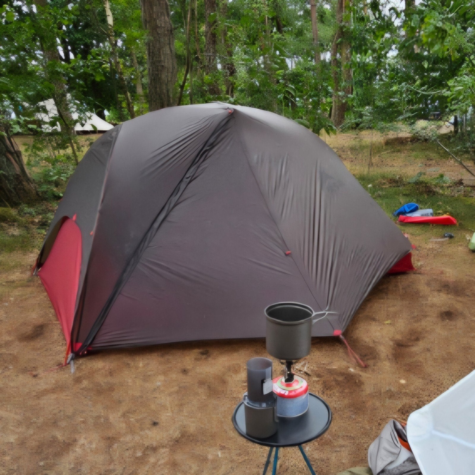 MSR Freelite 2 Persoons Tent Groen/Rood ultralight, Caravans en Kamperen, Tenten, Ophalen, Nieuw, Tot en met 2