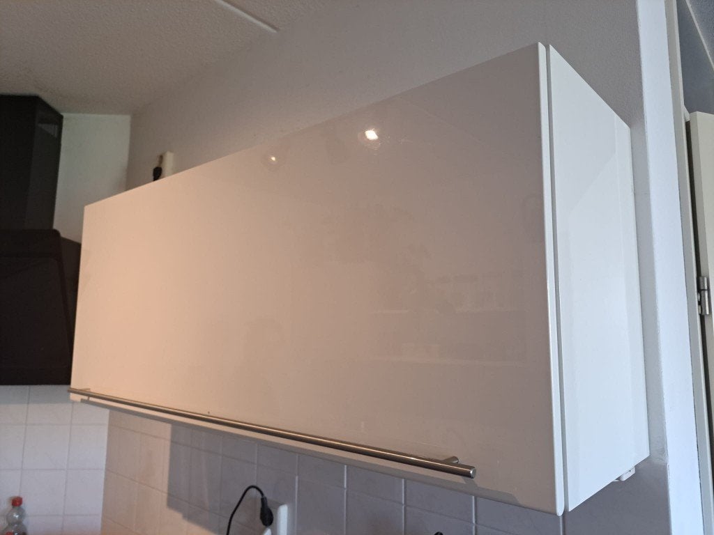 Lift-up lift deur bovenkast keuken 120 cm hoogglans wit, Ophalen, Gebruikt, Wit, Overige typen