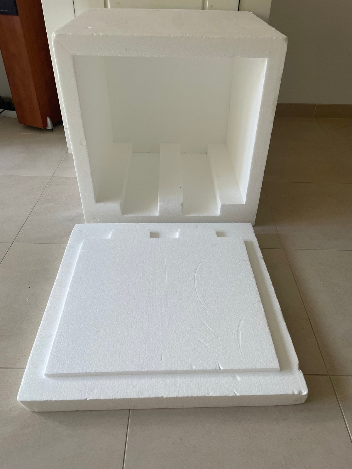 Thermobox piepschuim - Ideaal voor koel of warm transport, Ophalen, Gebruikt, Koelbox, Koelelement