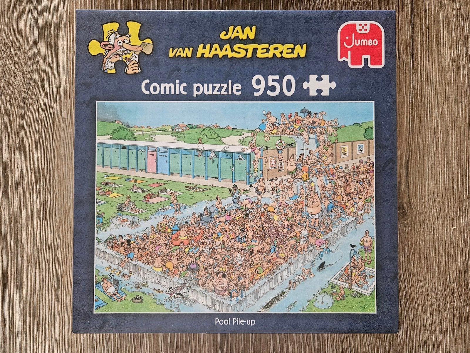 Jan van Haasteren - Pool pile-up, Ophalen of Verzenden, 500 t/m 1500 stukjes, Zo goed als nieuw, Legpuzzel