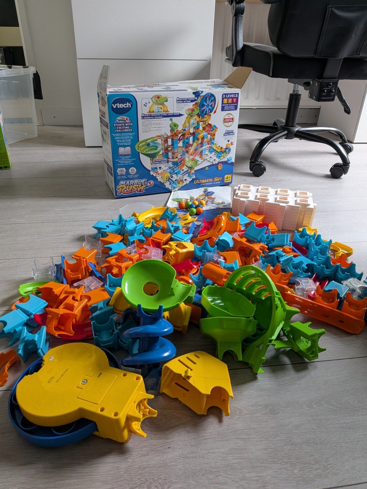 VTech Marble Rush Ultimate Set knikkerbaan, Ophalen, Zo goed als nieuw, 4 tot 6 jaar