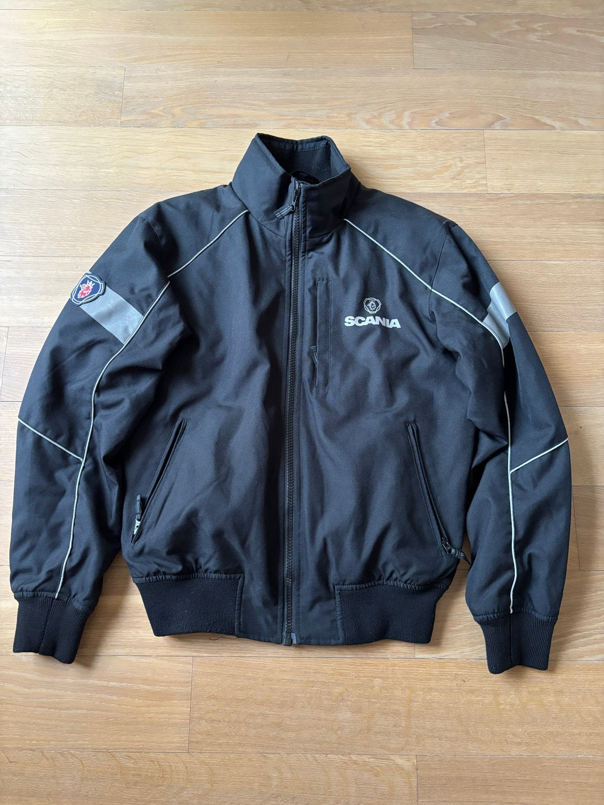 Scania Truck Gear Jas - Zwart, Ophalen of Verzenden, Zo goed als nieuw, Maat 46 (S) of kleiner, Zwart