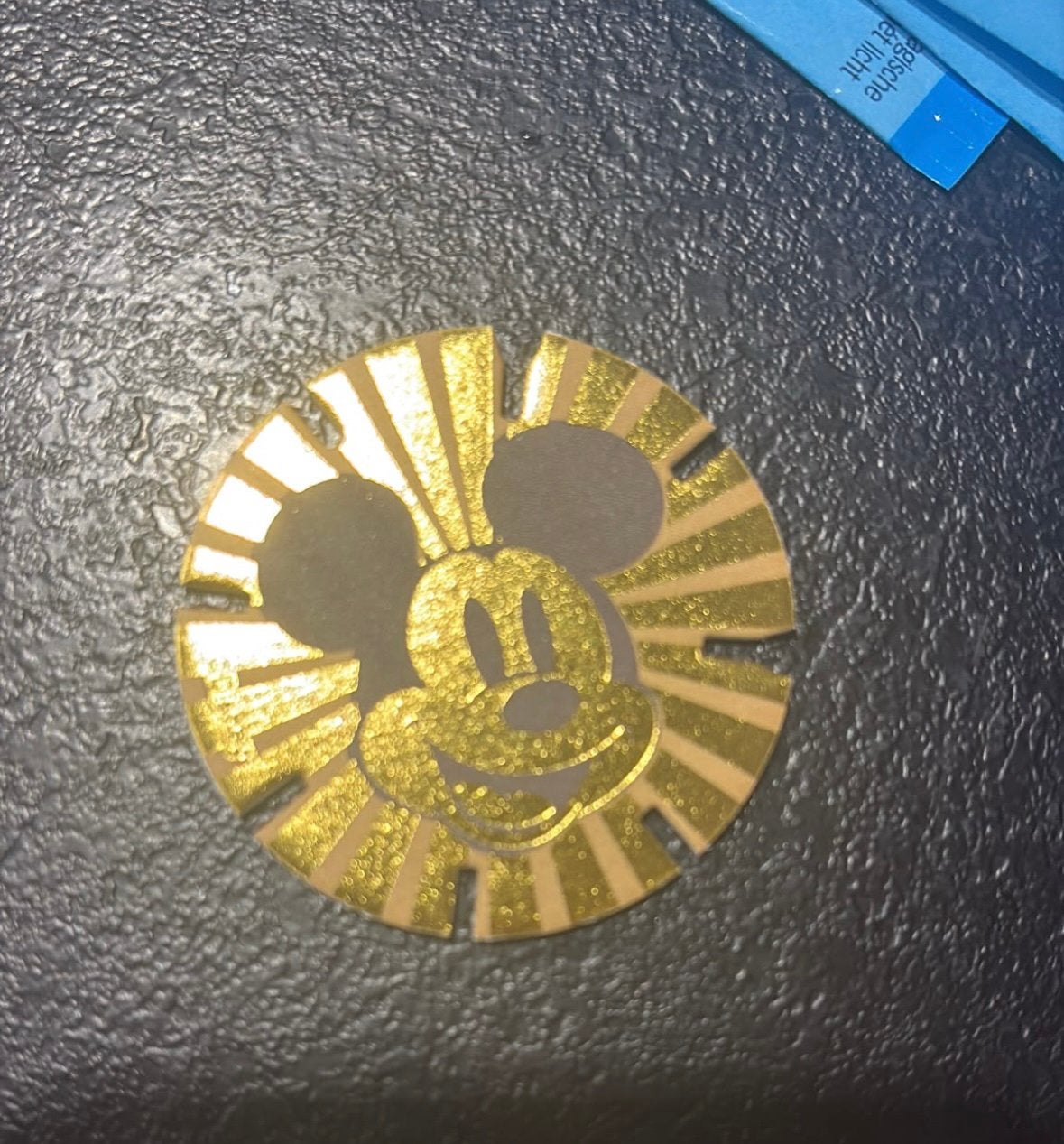 Gouden Mickey Disney Diskey, Ophalen of Verzenden, Mickey Mouse, Nieuw, Overige typen