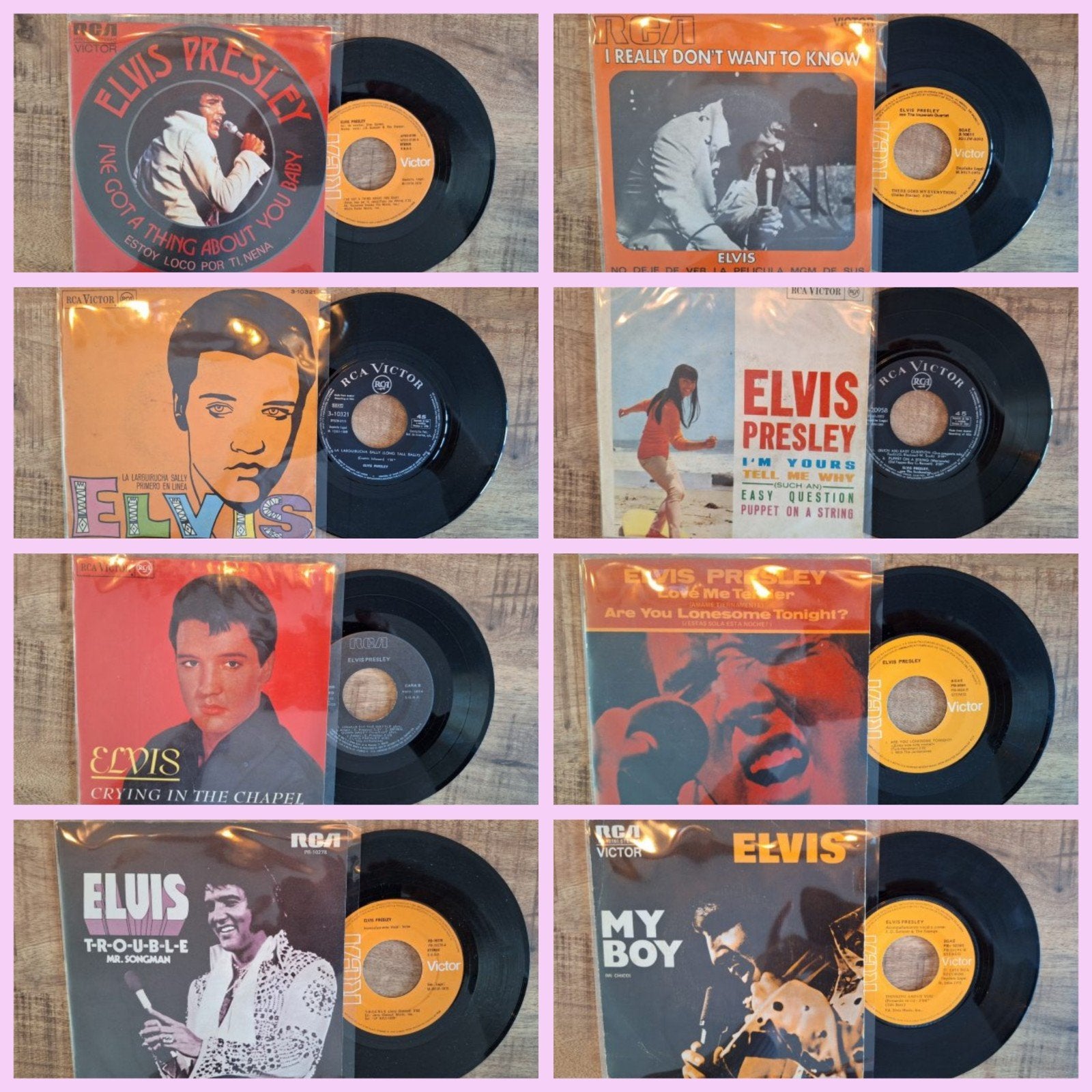 Elvis singles Spanje, Ophalen of Verzenden, Zo goed als nieuw, Overige formaten, Jazz
