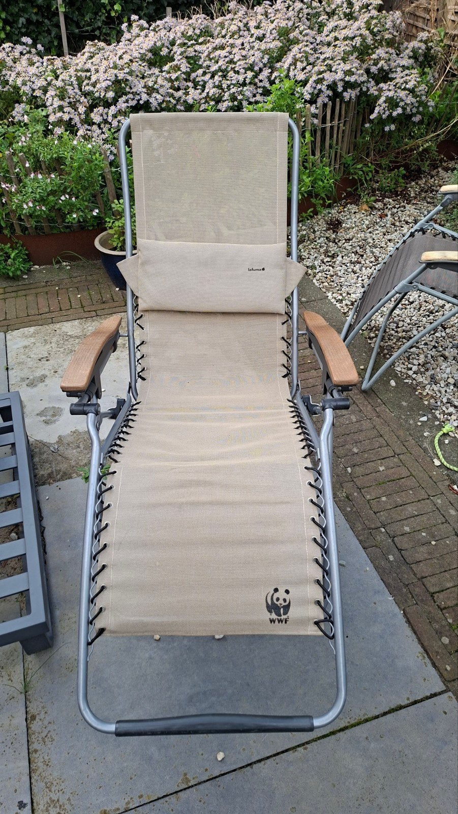 lafuma en hn relaxstoel, Ophalen, Gebruikt, Aluminium, Inklapbaar