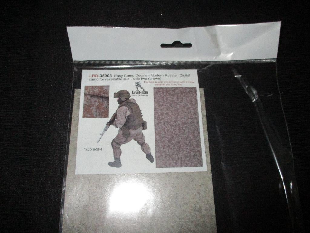 D-712,LIVE RESIN 1-35,NO,LRD-35003,Easy Camo Decals - Modern, Hobby en Vrije tijd, Modelbouw | Figuren en Diorama's, Nieuw, 1:35 tot 1:50