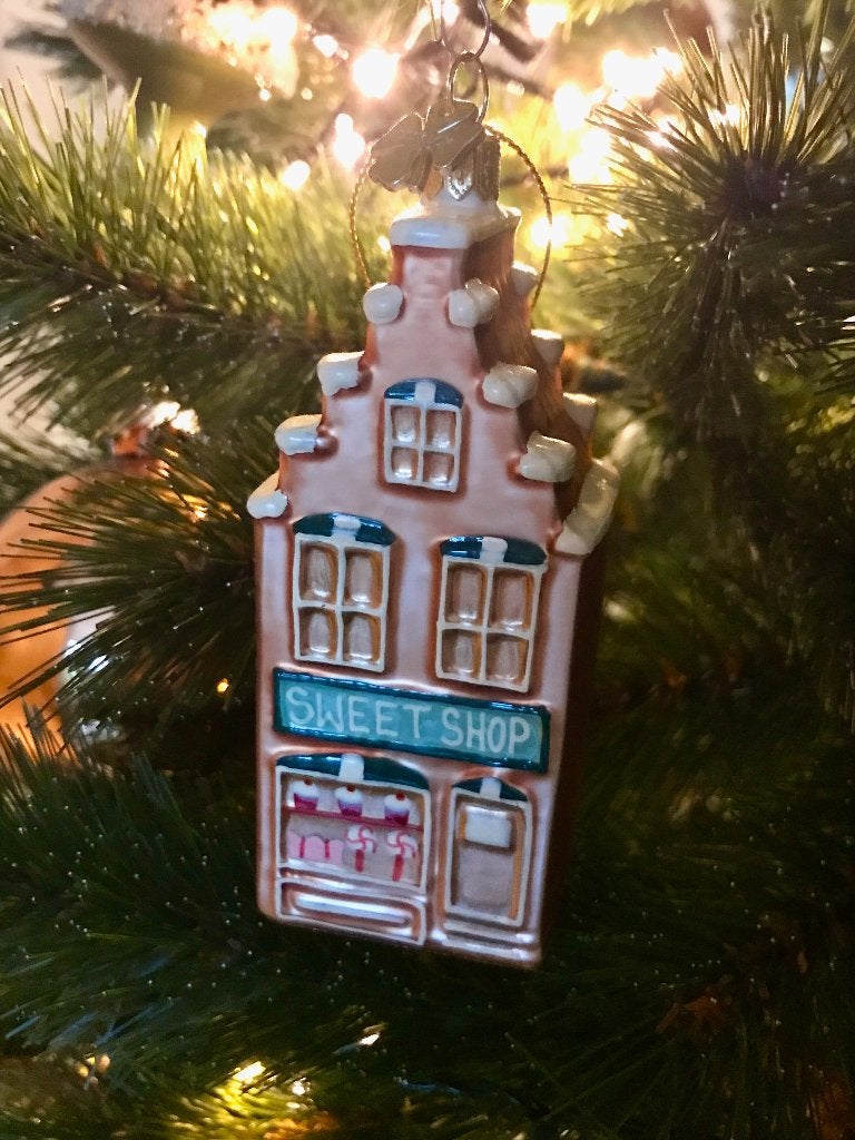 Sissy Boy kerst ornament kerstbal grachtenpand snoepwinkel, Ophalen of Verzenden, Nieuw