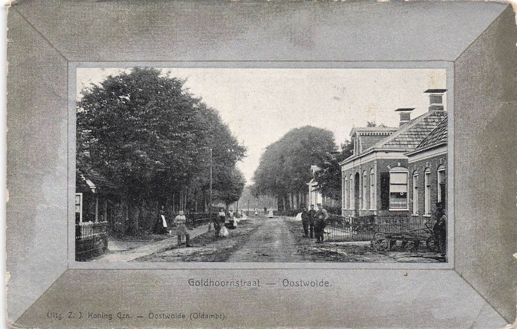 702-102-035 Goldhoornstraat Oostwold, Verzenden, Voor 1920, Groningen