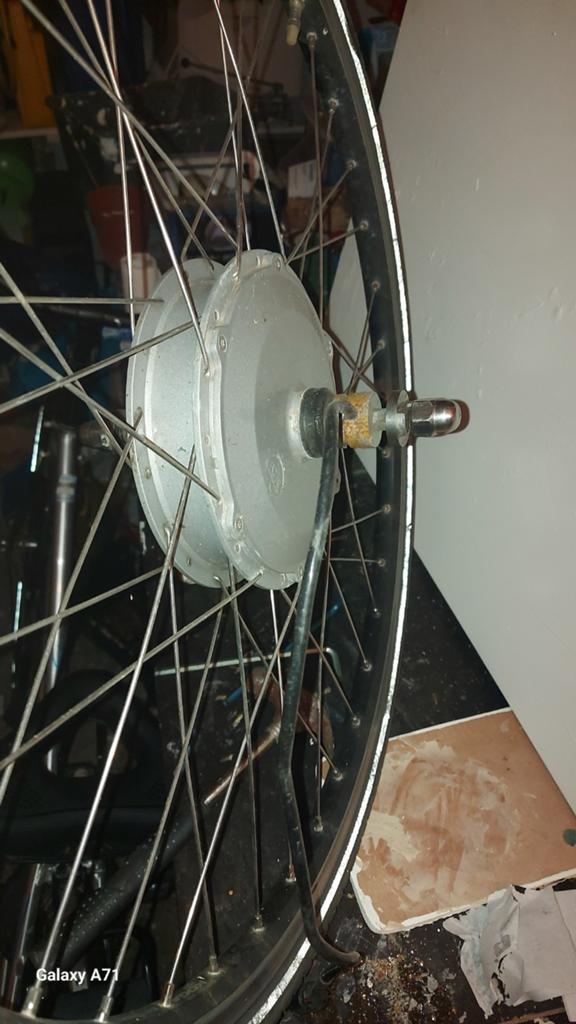 Elektrisch voorwiel met motor en band, Wiel, Gebruikt, Elektrische fiets, Onbekend