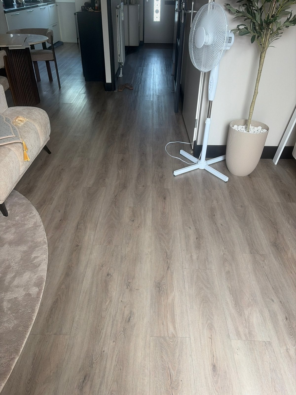 Pvc vloer eiken, Ophalen, Kunststof, Gebruikt, 50 tot 150 cm