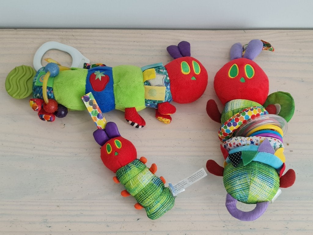 3 Eric Carle Knuffels, Kinderen en Baby's, Speelgoed | Knuffels en Pluche, Ophalen of Verzenden, Gebruikt, Overige typen