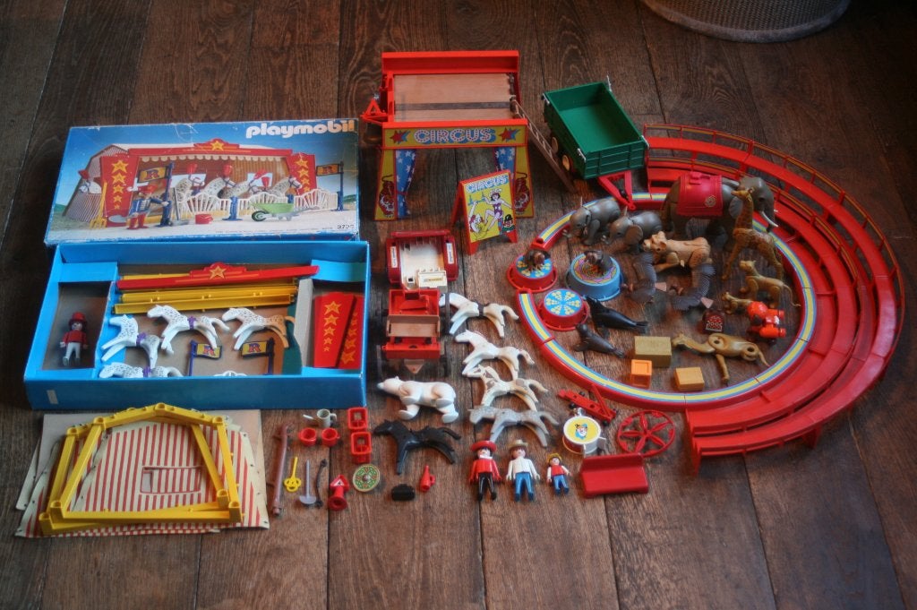 Playmobil clicky 3510 + 3730 + accessories (jaren 70/80), Kinderen en Baby's, Gebruikt, Complete set, Overige typen, Ophalen of Verzenden