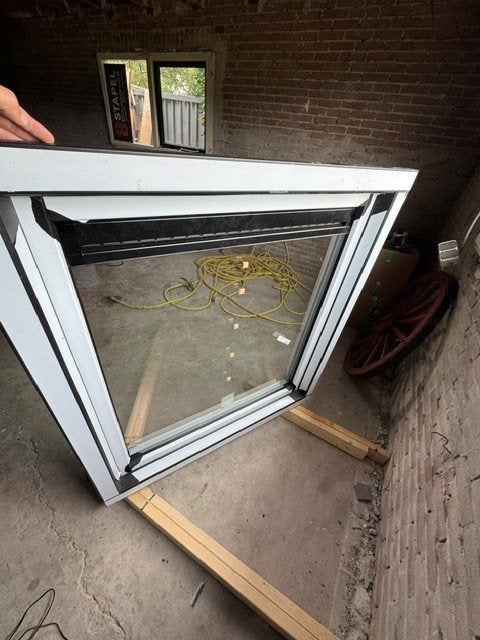 kunstof kozijn, Kunststof, Raamkozijn, Nieuw, Inclusief glas