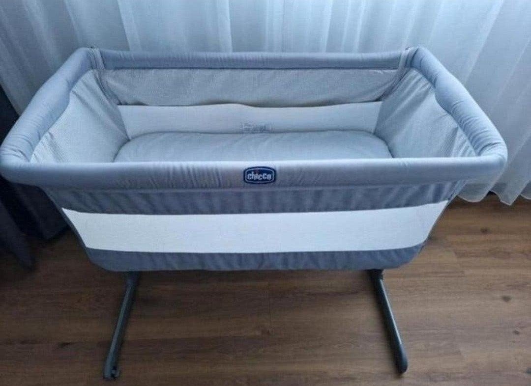 Chicco Next2Me Co-sleeper - Grijs, Ophalen of Verzenden, Zo goed als nieuw, Wieg