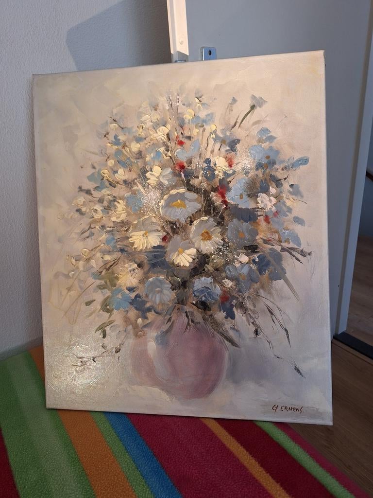 G.j.Ernens (Fris Bloemenschilderij), Antiek en Kunst, Ophalen