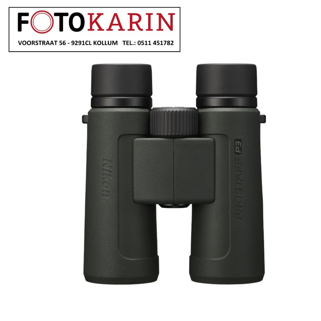 Nikon Prostaff P3 10x42 verrekijker nieuw| Foto Karin Kollum, Dakkant (recht), Nieuw, Ophalen of Verzenden, Met hoes of tas