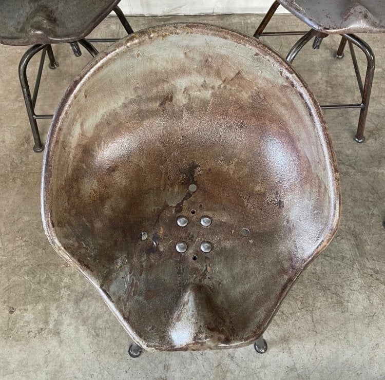 Tractor kruk, industriële stoel, vintage krukken, Ophalen