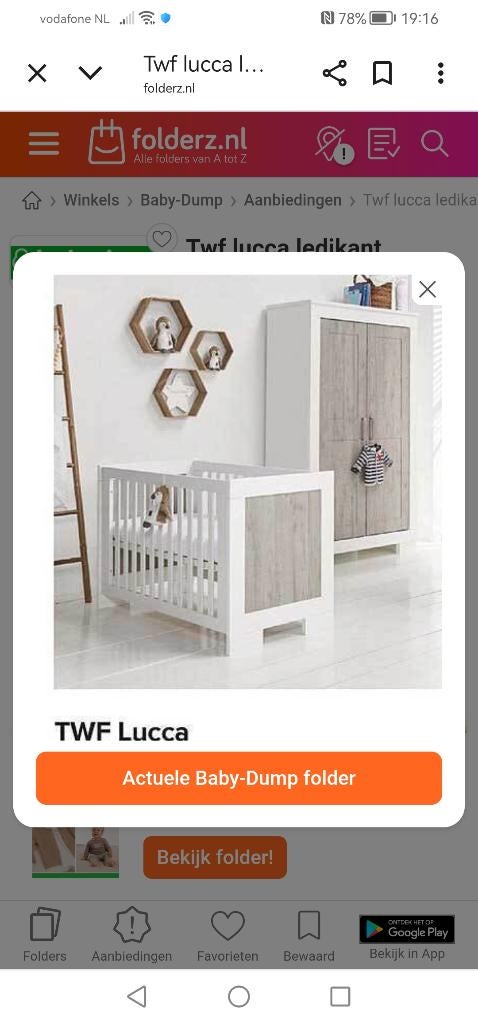 Ledikant nog als nieuw, Kinderen en Baby's, Ophalen, Zo goed als nieuw, Ledikant