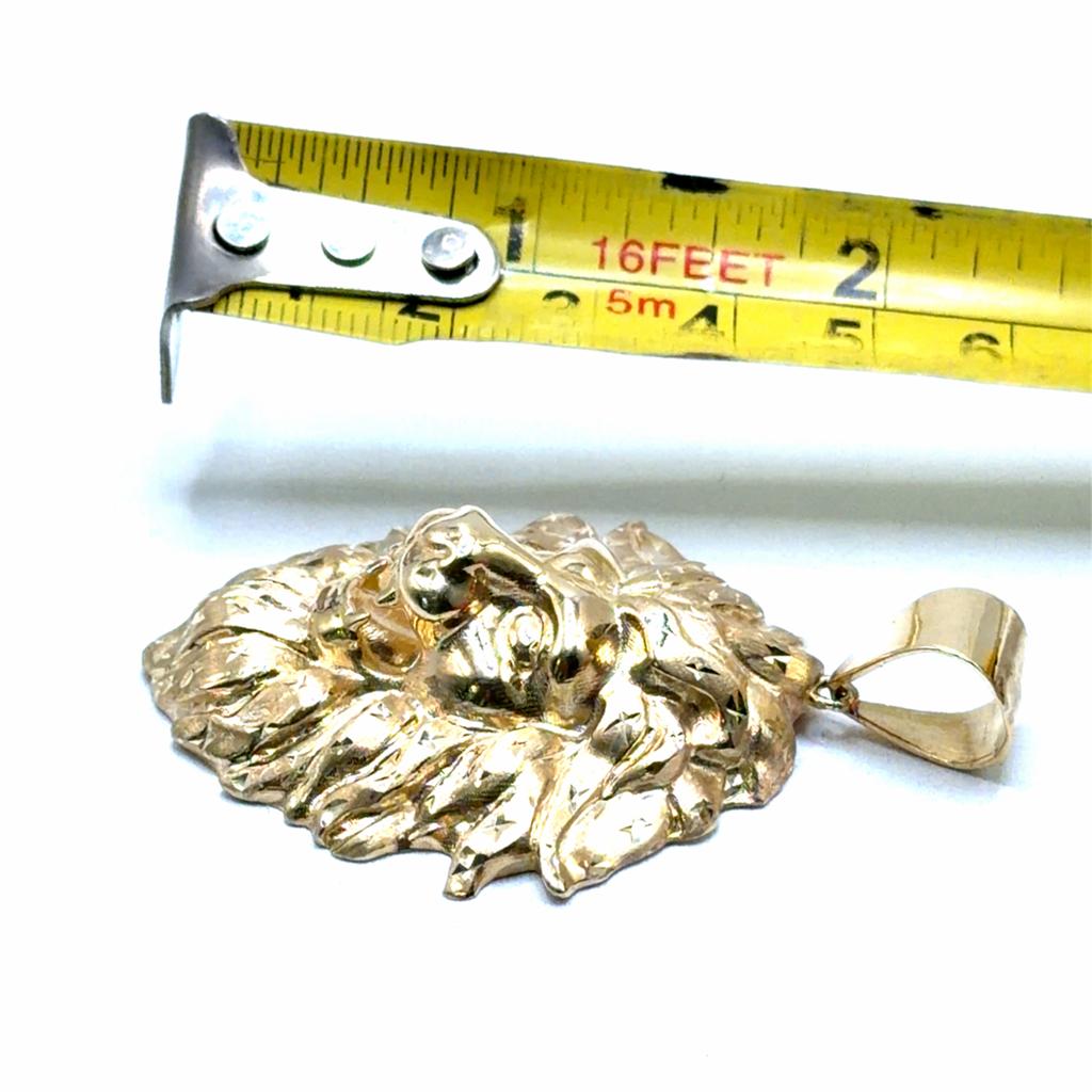 Gouden Leeuwenkop Hanger - Uniek Design, Www.bredajuwelier.nl, Nieuw, Ophalen of Verzenden, Www.bredajuwelier.nl