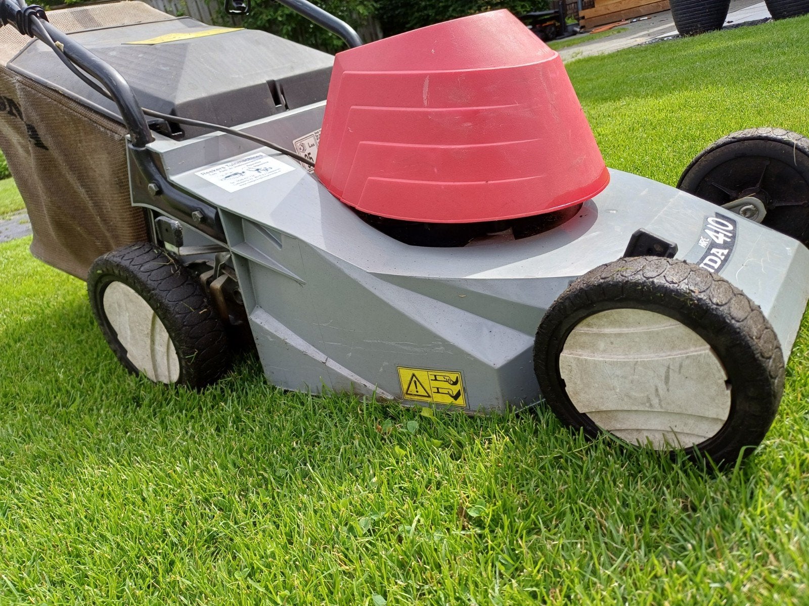 Honda HRE410 P Elektrische Grasmaaier met Opvangzak, Ophalen, Cirkelmaaier, Honda, Gebruikt