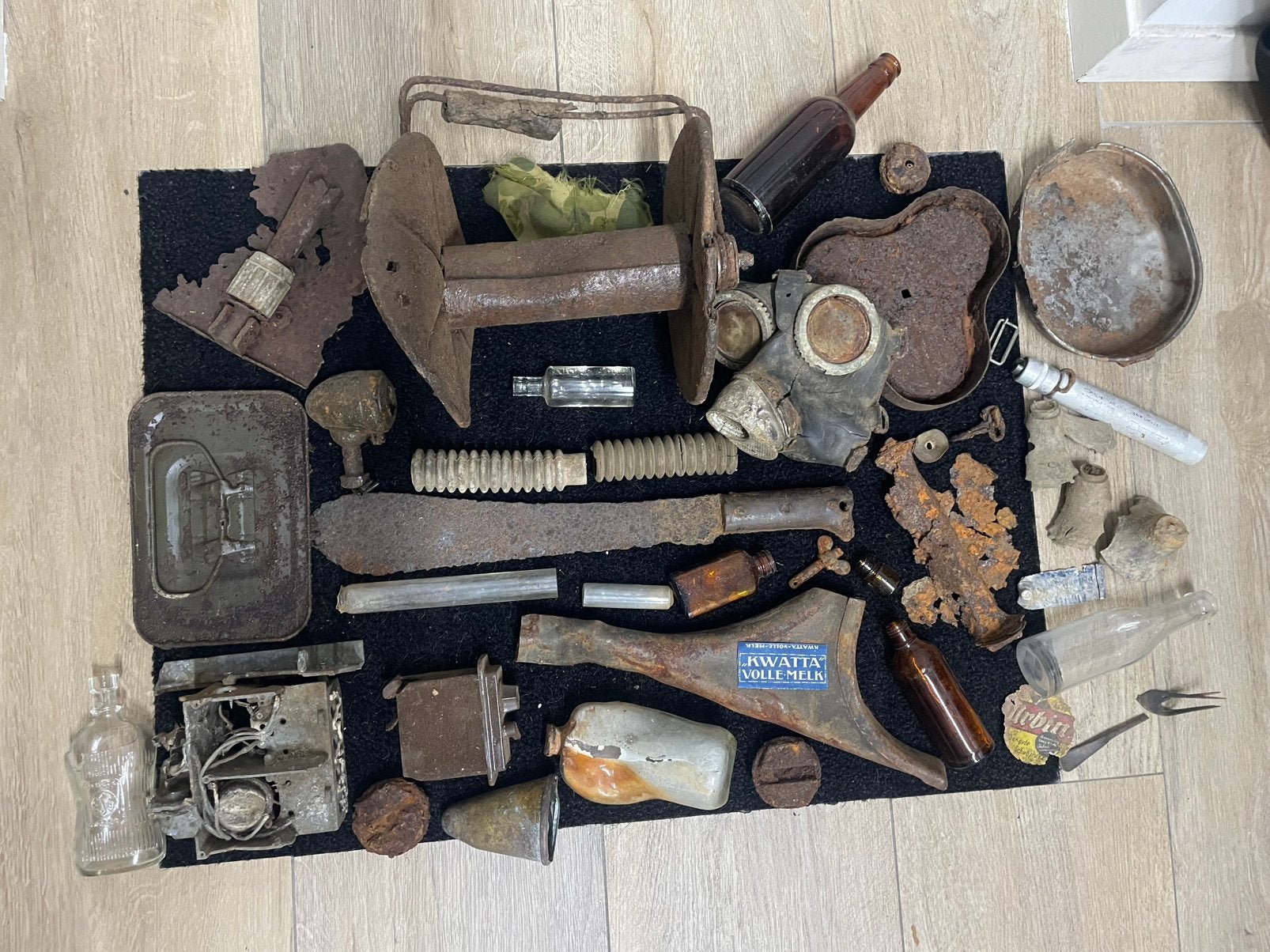 Ww2 Bodemvondsten lot Groot US, Ophalen of Verzenden, Amerika