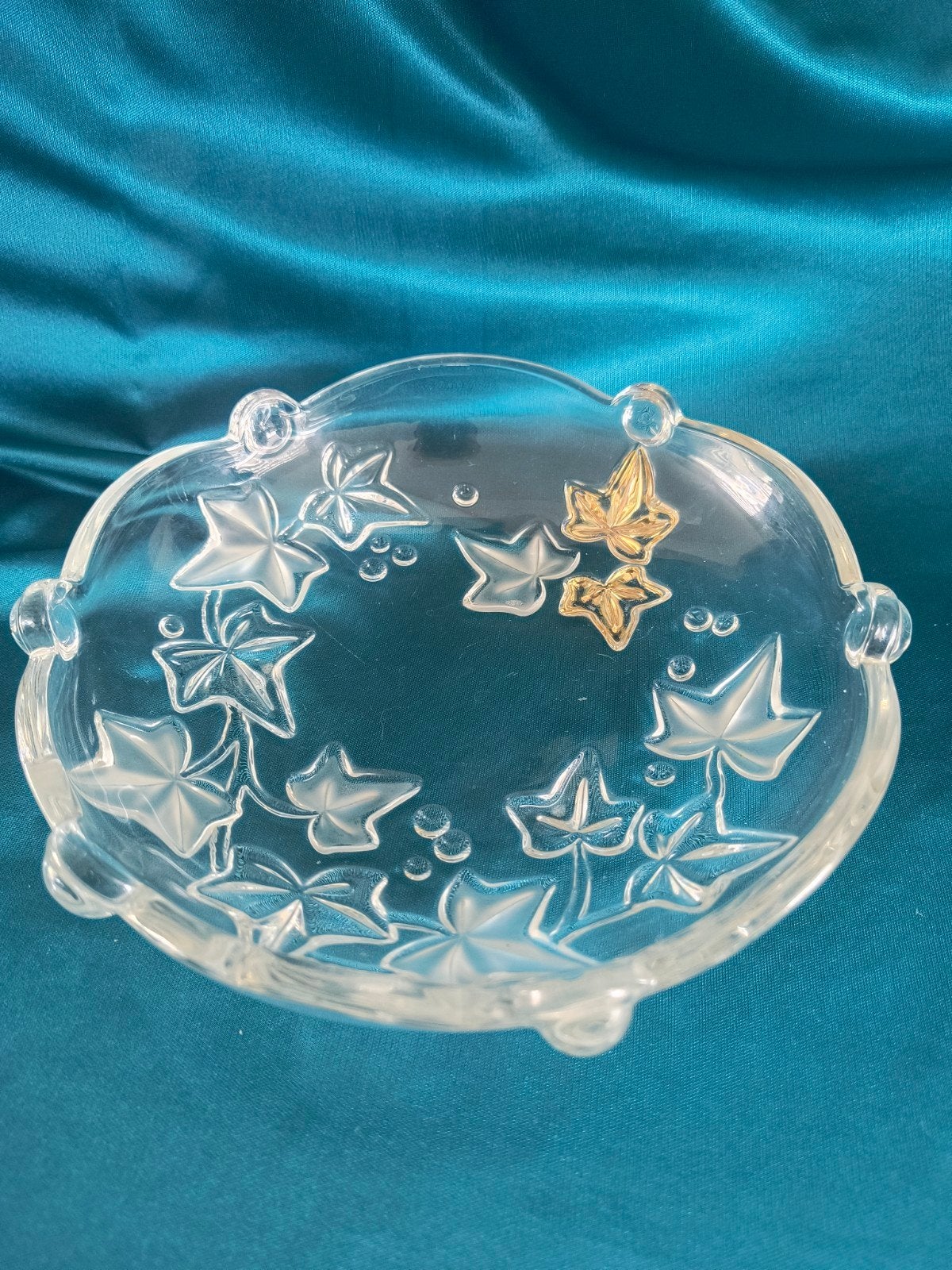 Walther Glas "Parisian Ivy" Kristallen Schaal - 18 cm, Ophalen of Verzenden