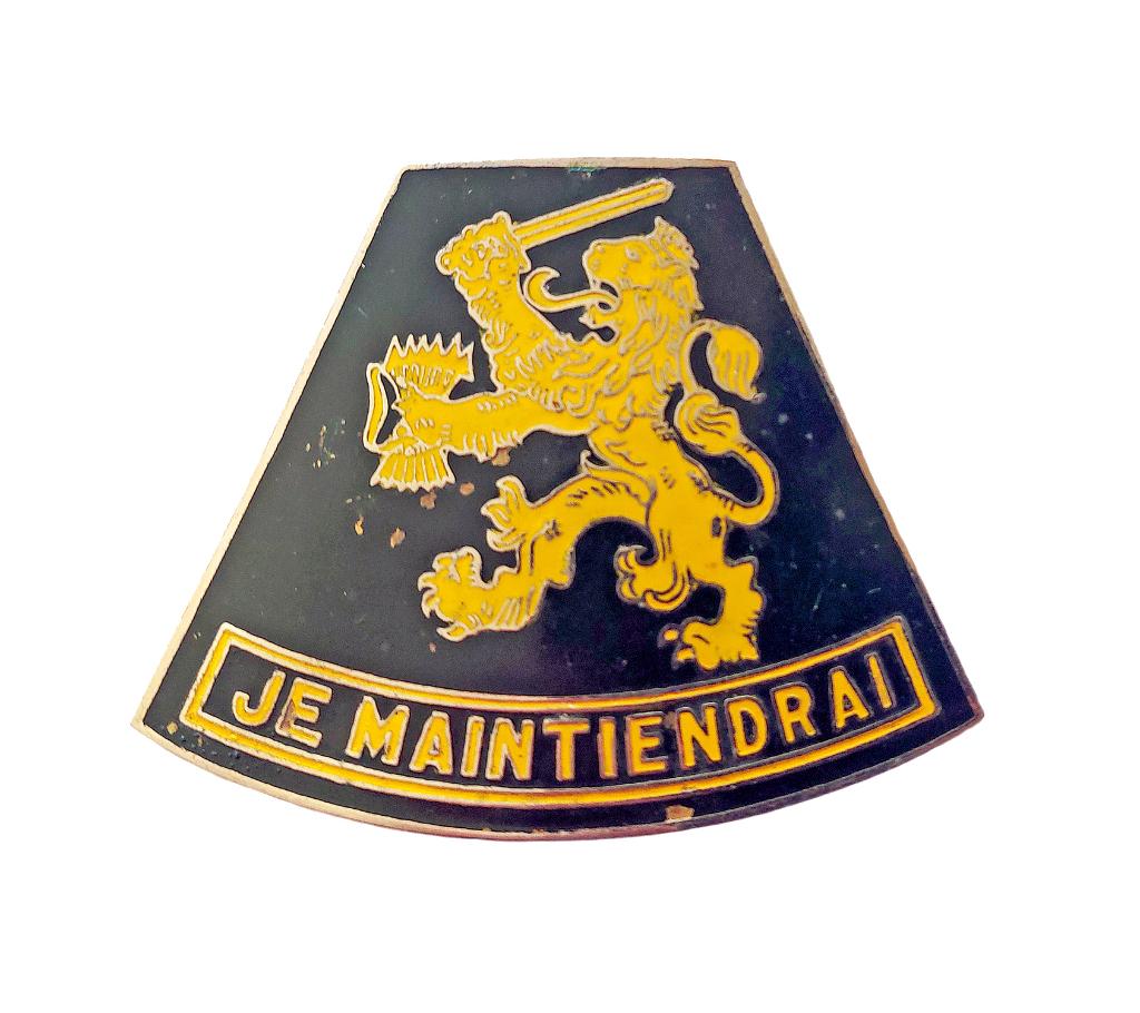 KNIL Mouwschild Oranje Java Mobilisatie Uniform MWO, Verzamelen, Militaria | Algemeen, Ophalen of Verzenden, Landmacht, Azië, Embleem of Badge