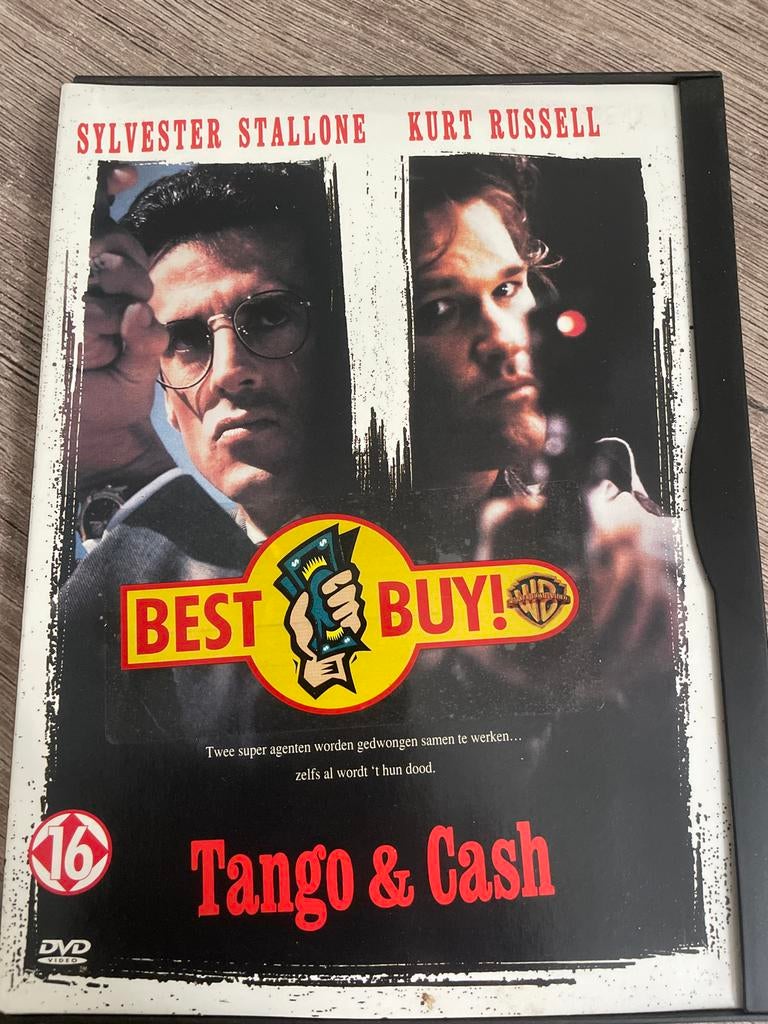 Tango & Cash DVD - Actiethriller met Stallone & Russell, Vanaf 16 jaar, Ophalen of Verzenden, Gebruikt, Actiethriller