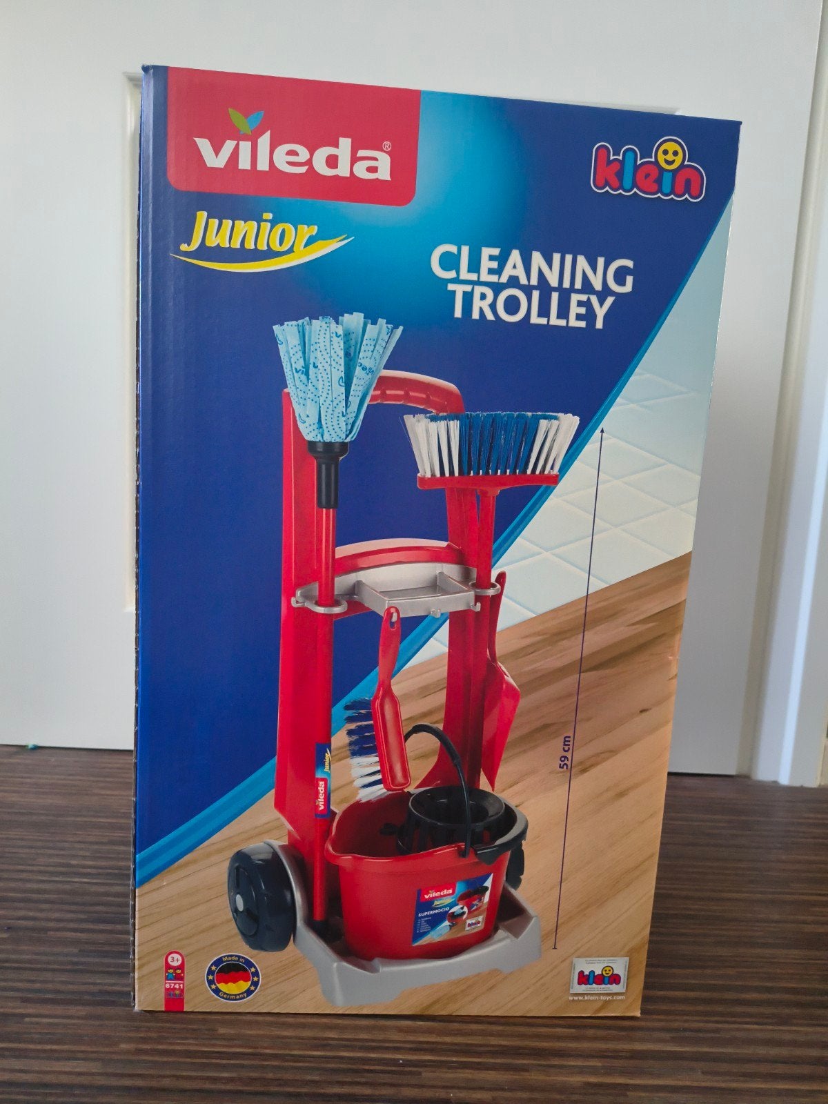 Vileda Junior Schoonmaakwagen - Nieuw in doos, Ophalen of Verzenden, Nieuw, Jongen of Meisje