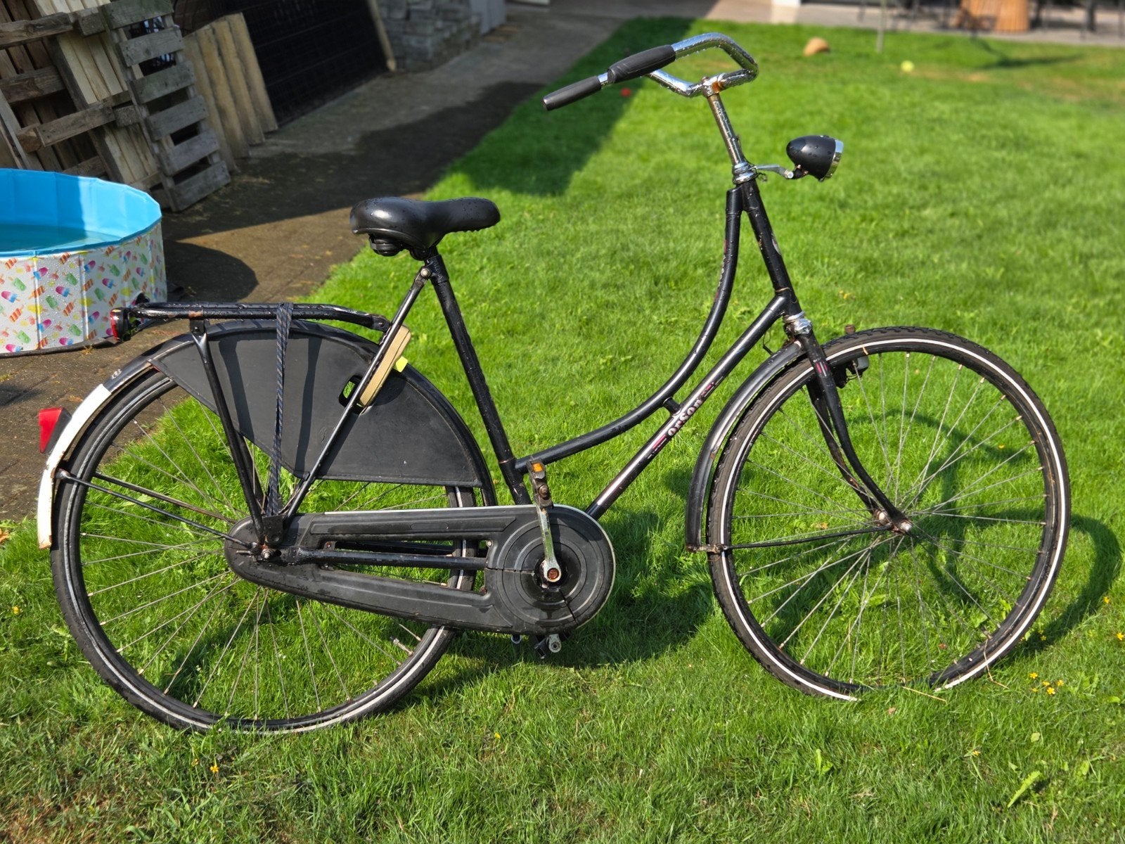 Dames omafiets, Fietsen en Brommers, Fietsen | Dames | Omafietsen, Ophalen, Terugtraprem, Onbekend, 53 tot 56 cm
