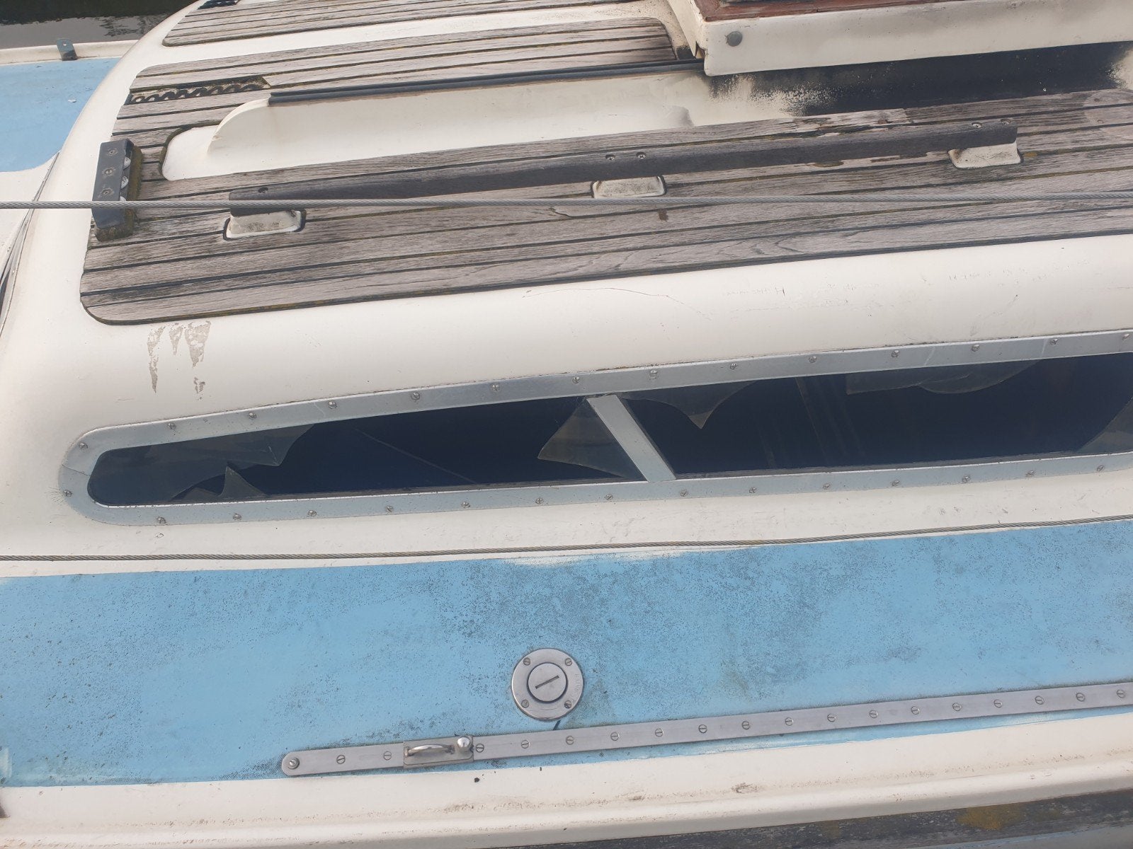 Aluminium raamlijsten voor boot, eenvoudig te repareren, Watersport en Boten, Ophalen of Verzenden, Gebruikt, Overige typen, Zeilboot of Motorboot