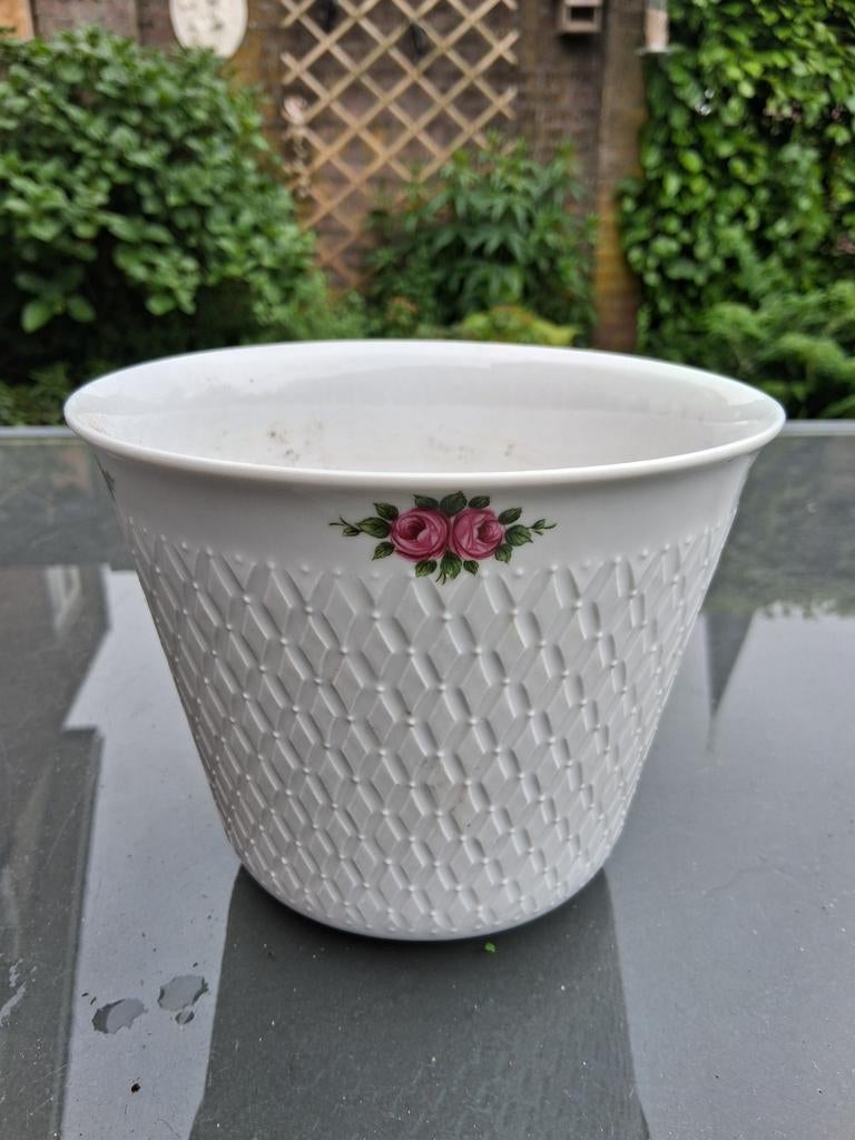 Cachepot ompot  Winterling Bavaria, Tuin en Terras, Bloempotten, Rond, Ophalen of Verzenden, Aardewerk, Minder dan 40 cm